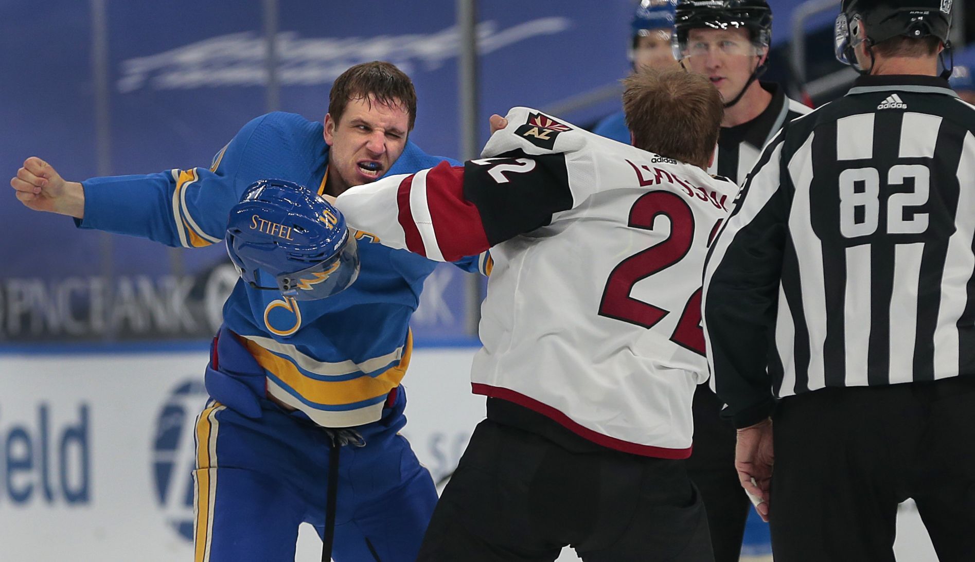 Blues fall to Coyotes 3-1 at Enterprise
